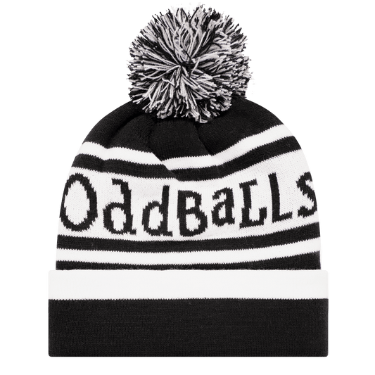 OddBalls Black | White - Bobble Hat