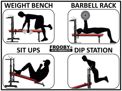 4-in-1 Multifunctional Weight Bench 36-9 FROOBY