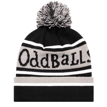 OddBalls Black | Grey | White - Bobble Hat