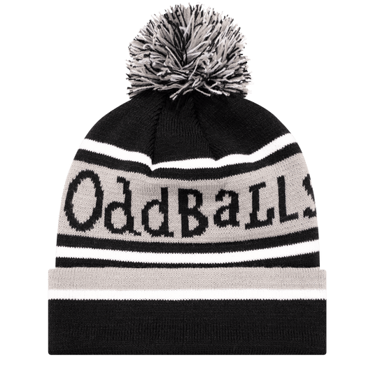 OddBalls Black | Grey | White - Bobble Hat