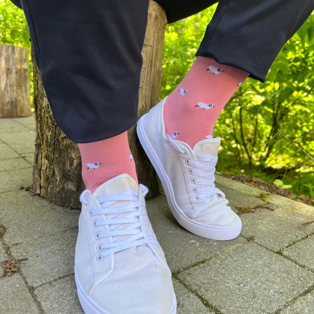 Sheep Bamboo Socks (Comfort Cuff)
