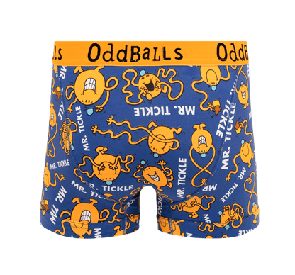 OddBalls Mr Tickle  - Mr Men - Mens Cotton Boxer Shorts