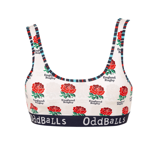 OddBalls England Rugby Union Home - Ladies Bralette