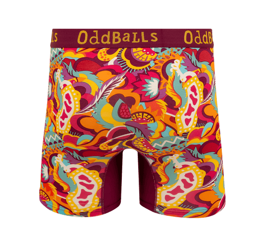 OddBalls Festival - Mens Bamboo Boxer Shorts