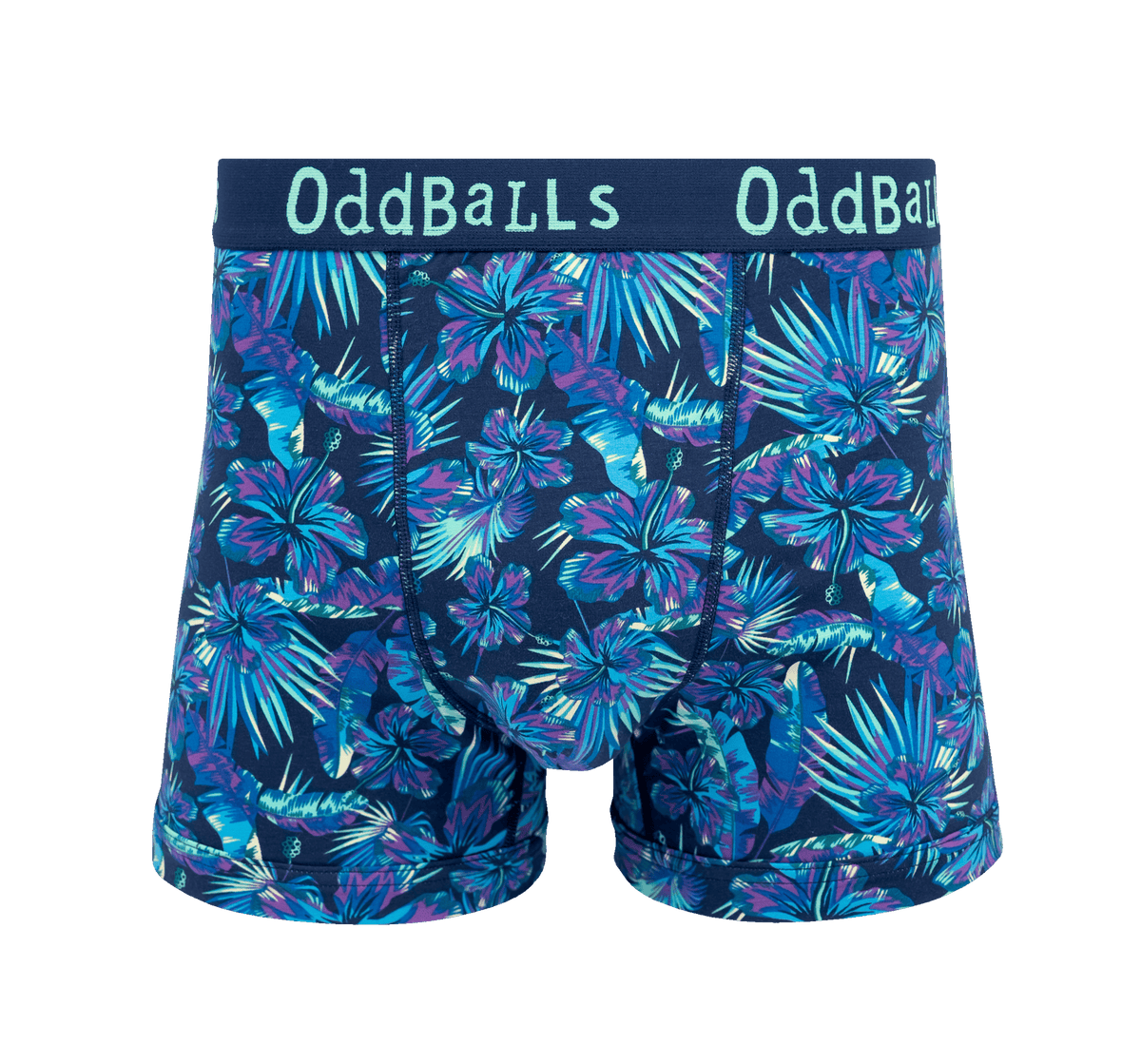 OddBalls Tropical - Mens Cotton Boxer Shorts