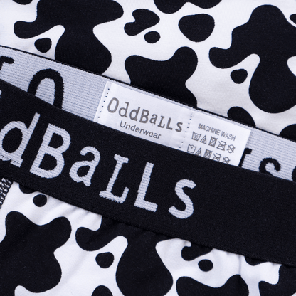 OddBalls Fat Cow - Mens Cotton Boxer Shorts