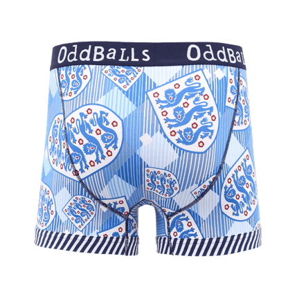 OddBalls ENGLAND FA Retro - Mens Cotton Boxer Shorts