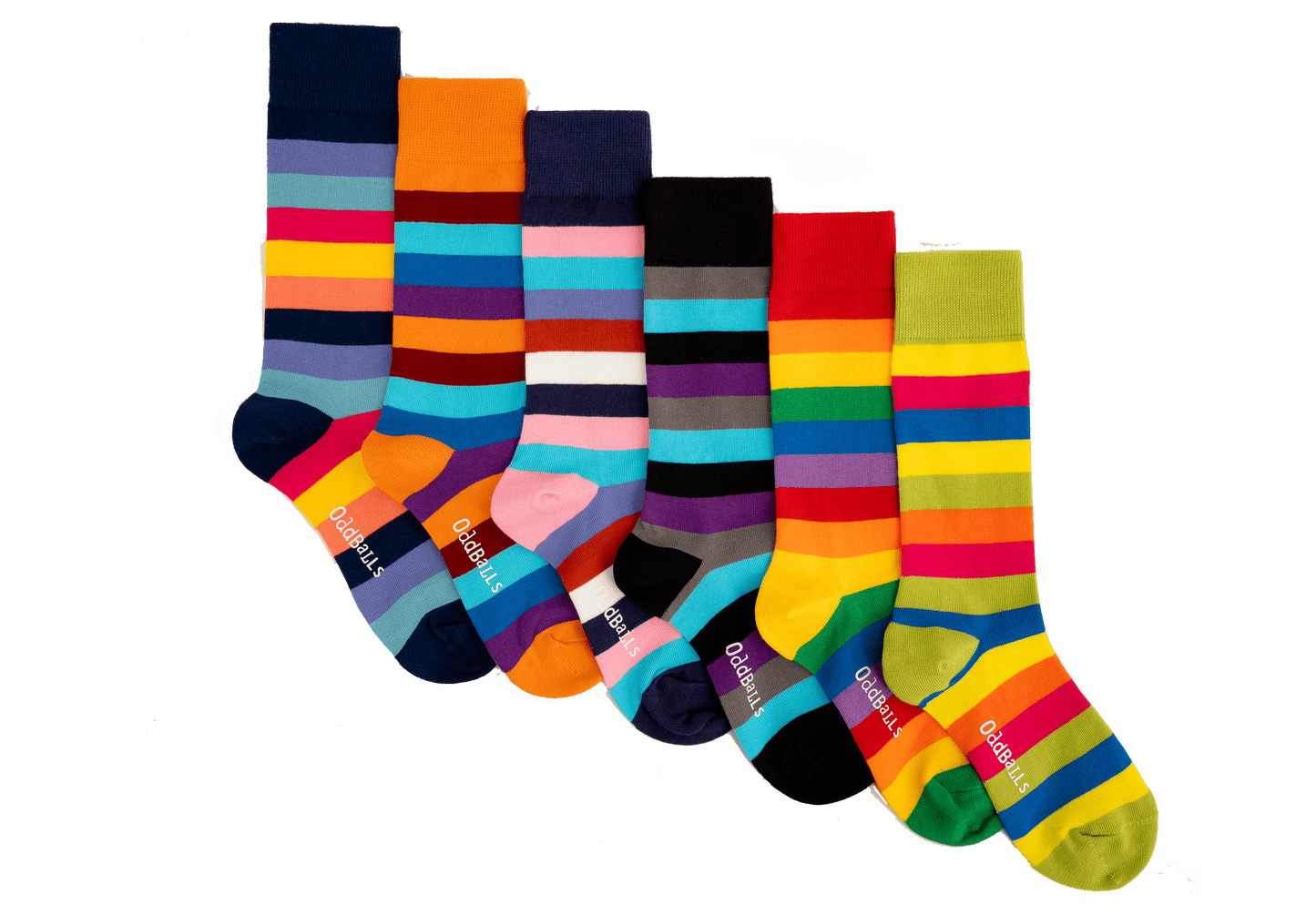 Stripes Bundle - 6 Pack Sock Bundle OddBalls