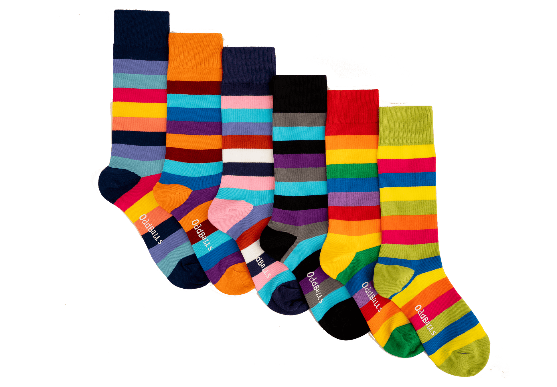 Stripes Bundle - 6 Pack Sock Bundle OddBalls