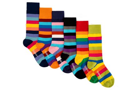 Stripes Bundle - 6 Pack Sock Bundle OddBalls