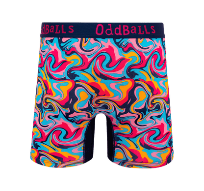 OddBalls Ripple - Mens Bamboo Boxer Shorts