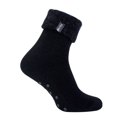 THMO Men’s Soft Plush Lined Slipper Bed Socks