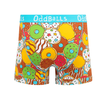 OddBalls Donuts - Mens Cotton Boxer Shorts