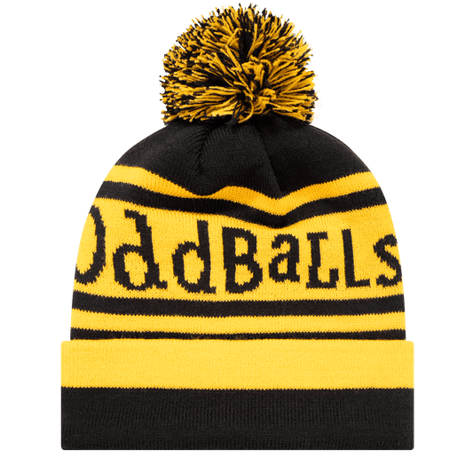 OddBalls Black | Amber - Bobble Hat