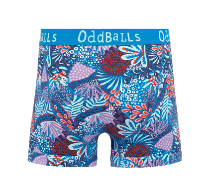 OddBalls Coral - Mens Cotton Boxer Shorts