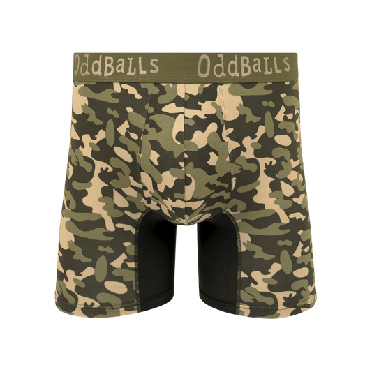 OddBalls Commando - Mens Bamboo Boxer Shorts