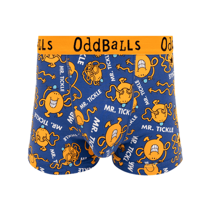 OddBalls Mr Tickle  - Mr Men - Mens Cotton Boxer Shorts