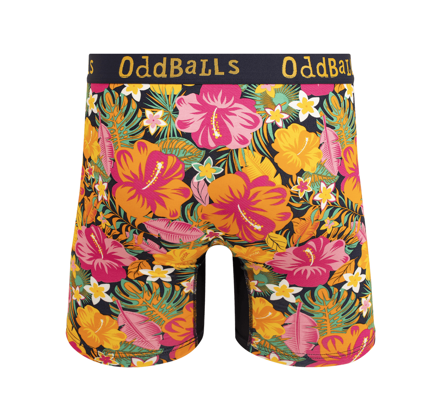 OddBalls Hibiscus - Mens Bamboo Boxer Shorts