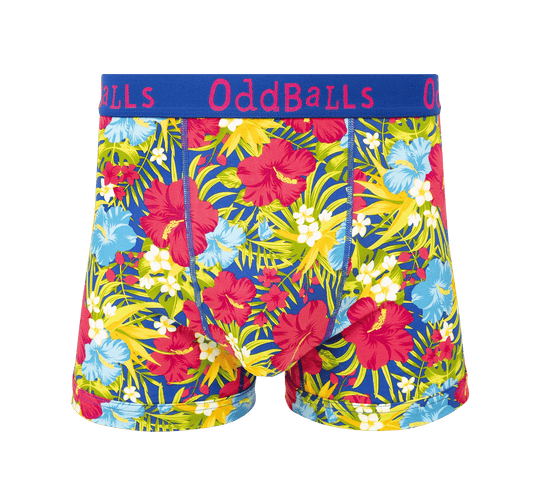 OddBalls Tiki - Mens Cotton Boxer Shorts