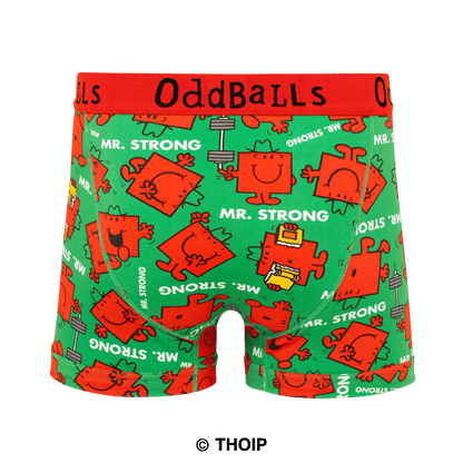 Mr Strong  - Mr Men - Mens Cotton Boxer Shorts