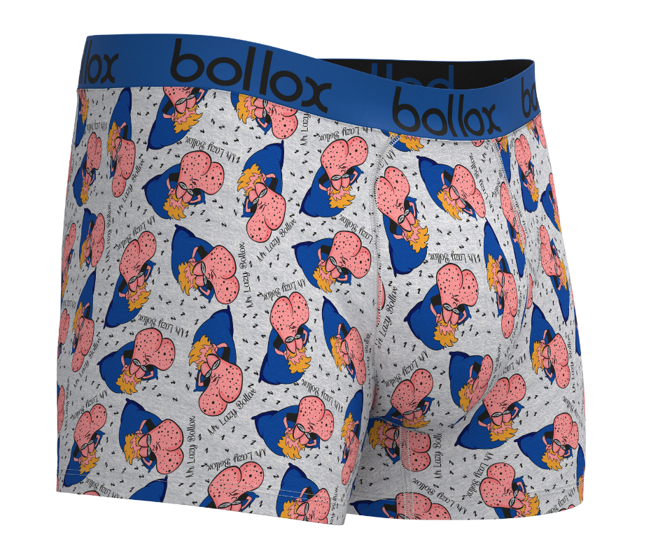 Bollox - Mr Lazy Bollox  - Men's Trunk - Bamboo & Cotton Blend (1Pack)