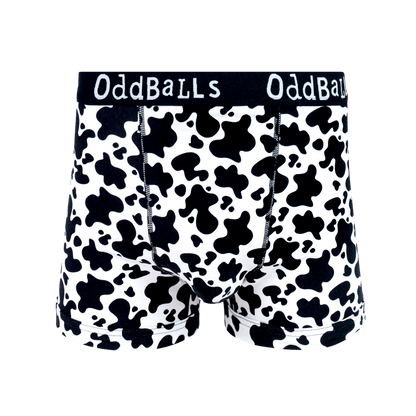 OddBalls Fat Cow - Mens Cotton Boxer Shorts