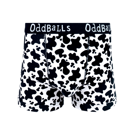 OddBalls Fat Cow - Mens Cotton Boxer Shorts