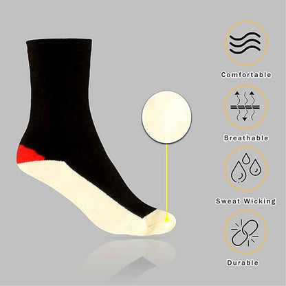 6 Pairs Mens Lambs Wool Sole Work Boot Socks Reinforced Heel Toe Durable Warm Construction Hiking Outdoor Sizes 6-11 UK by Sock Stack