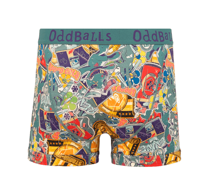 OddBalls Call of Duty Zombie Perks - Mens Cotton Boxer Shorts