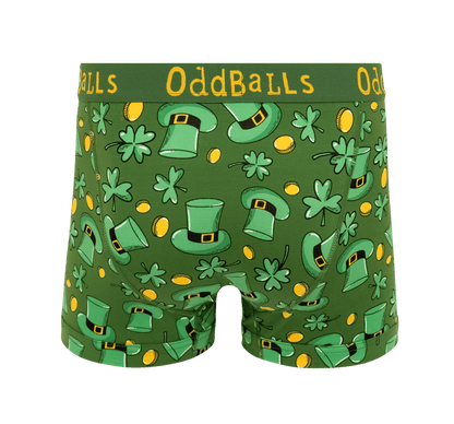 OddBalls Feeling Lucky - Mens Boxer Shorts | St Patrick’s Day