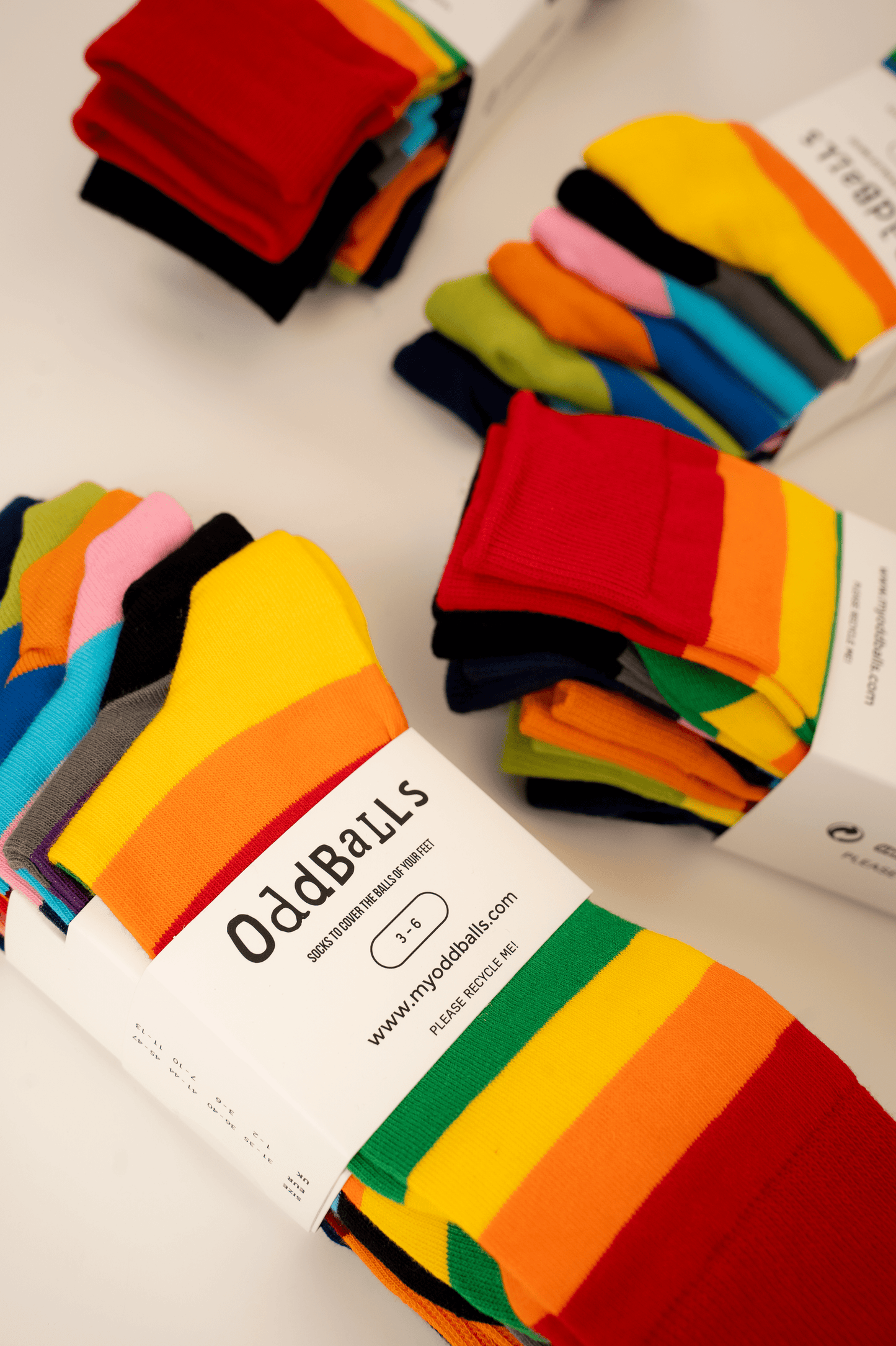 Stripes Bundle - 6 Pack Sock Bundle OddBalls
