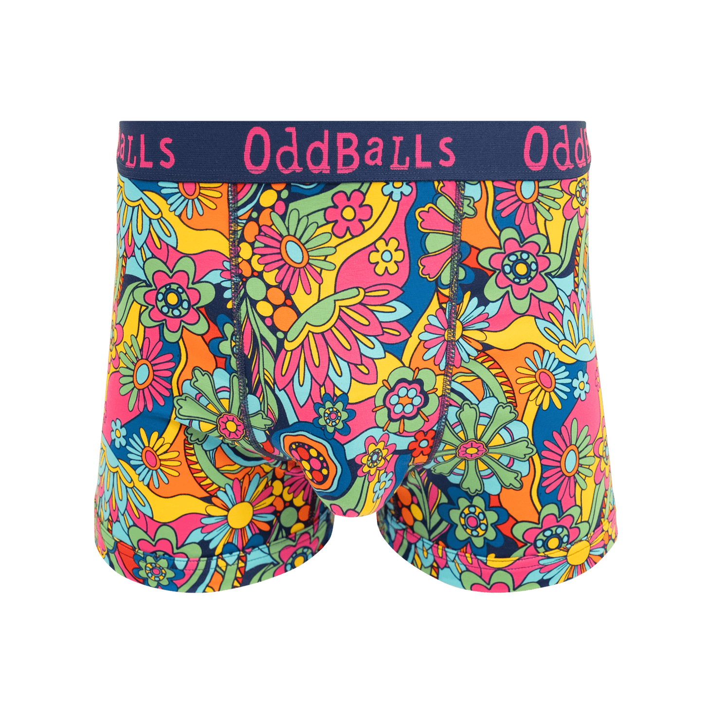 OddBalls Wildflower - Mens Cotton Boxer Shorts