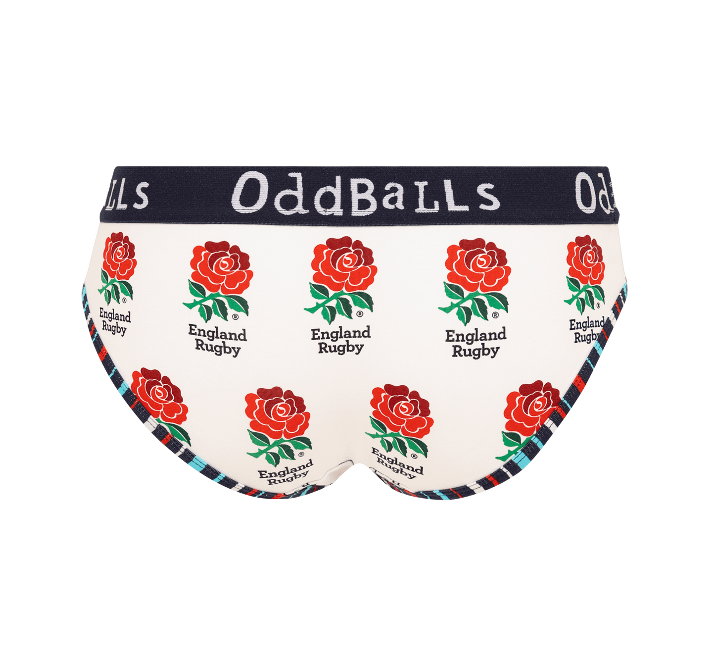 OddBalls England Rugby Union Bundle - Home & Alternate Bundle - Ladies Briefs 2 Pack Bundle