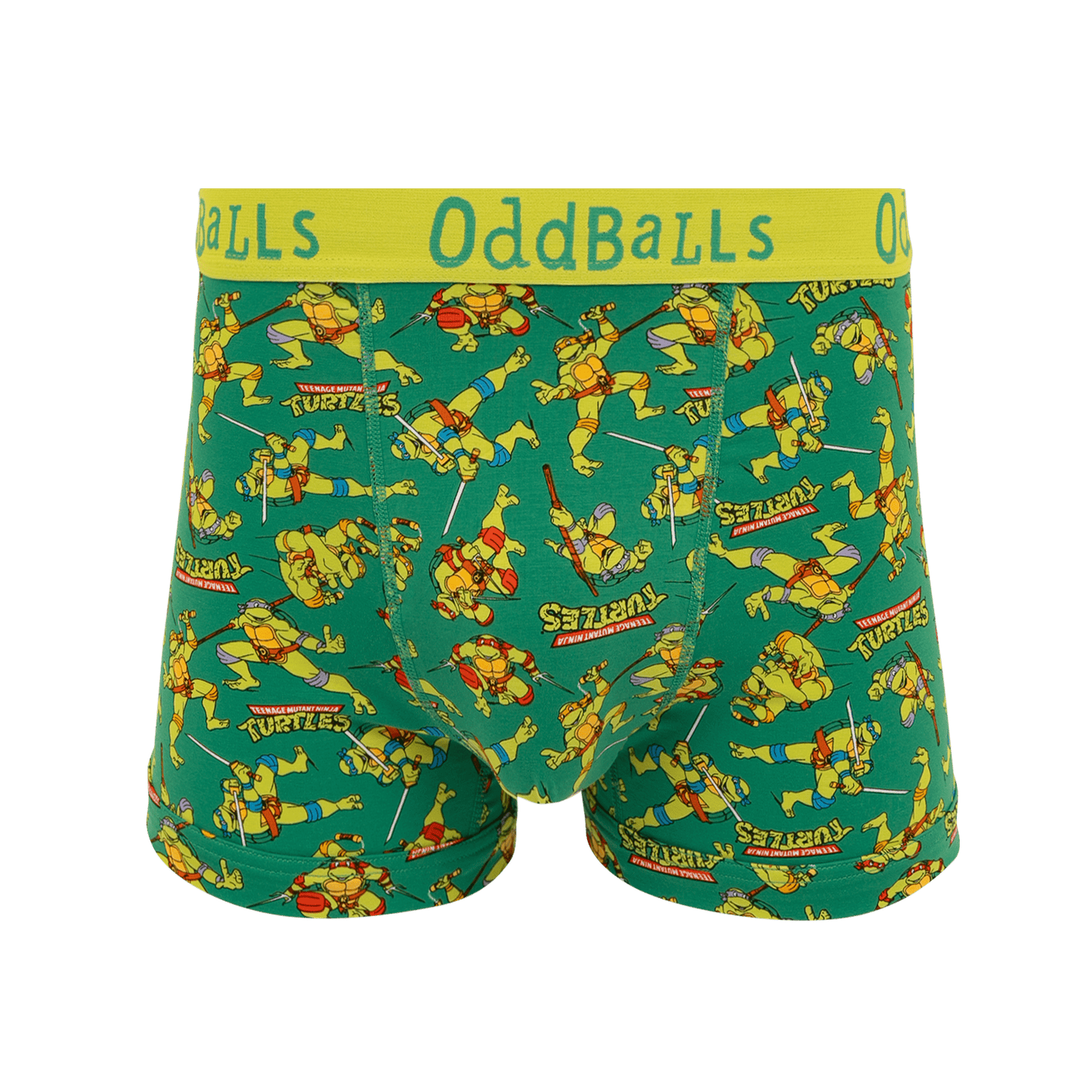 OddBalls Teenage Mutant Ninja Turtles - Mens Cotton Boxer Shorts