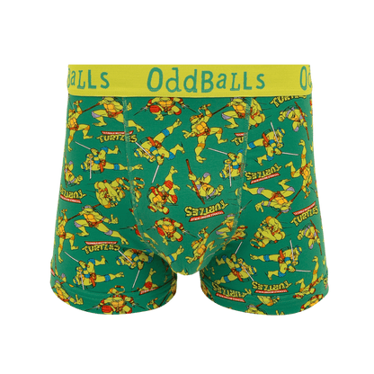 OddBalls Teenage Mutant Ninja Turtles - Mens Cotton Boxer Shorts