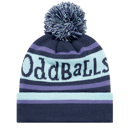 OddBalls Charcoal | Mint | Purple - Bobble Hat