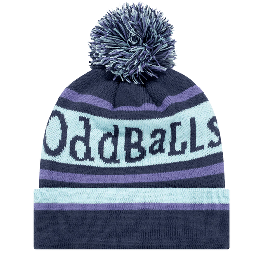 OddBalls Charcoal | Mint | Purple - Bobble Hat