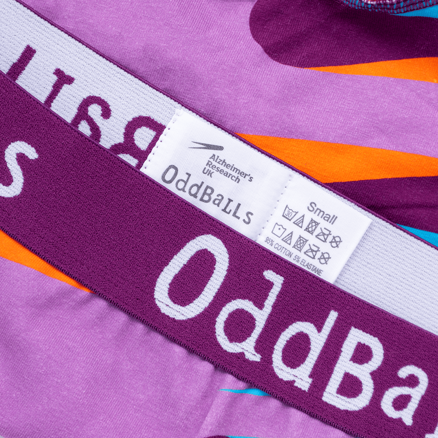 OddBalls Alzheimer's Research UK - Mens Cotton Boxer Shorts
