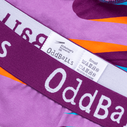 OddBalls Alzheimer's Research UK - Mens Cotton Boxer Shorts