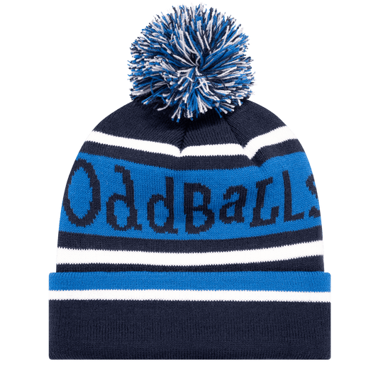 Navy | Royal | White - Bobble Hat OddBalls