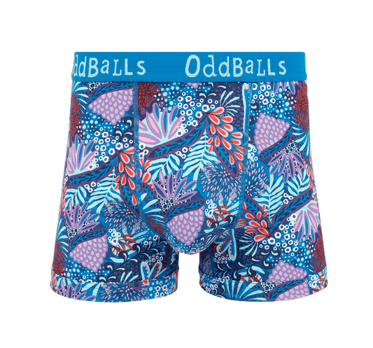 OddBalls Coral - Mens Cotton Boxer Shorts