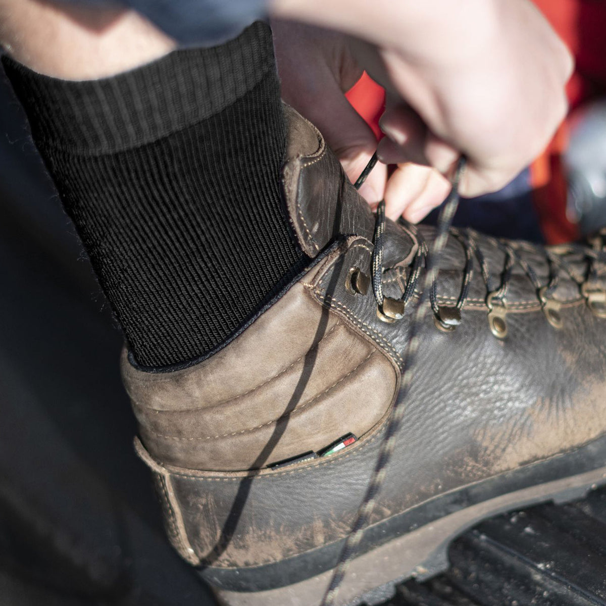 1 Pack Mens Heavyweight Merino Wool Boot Socks