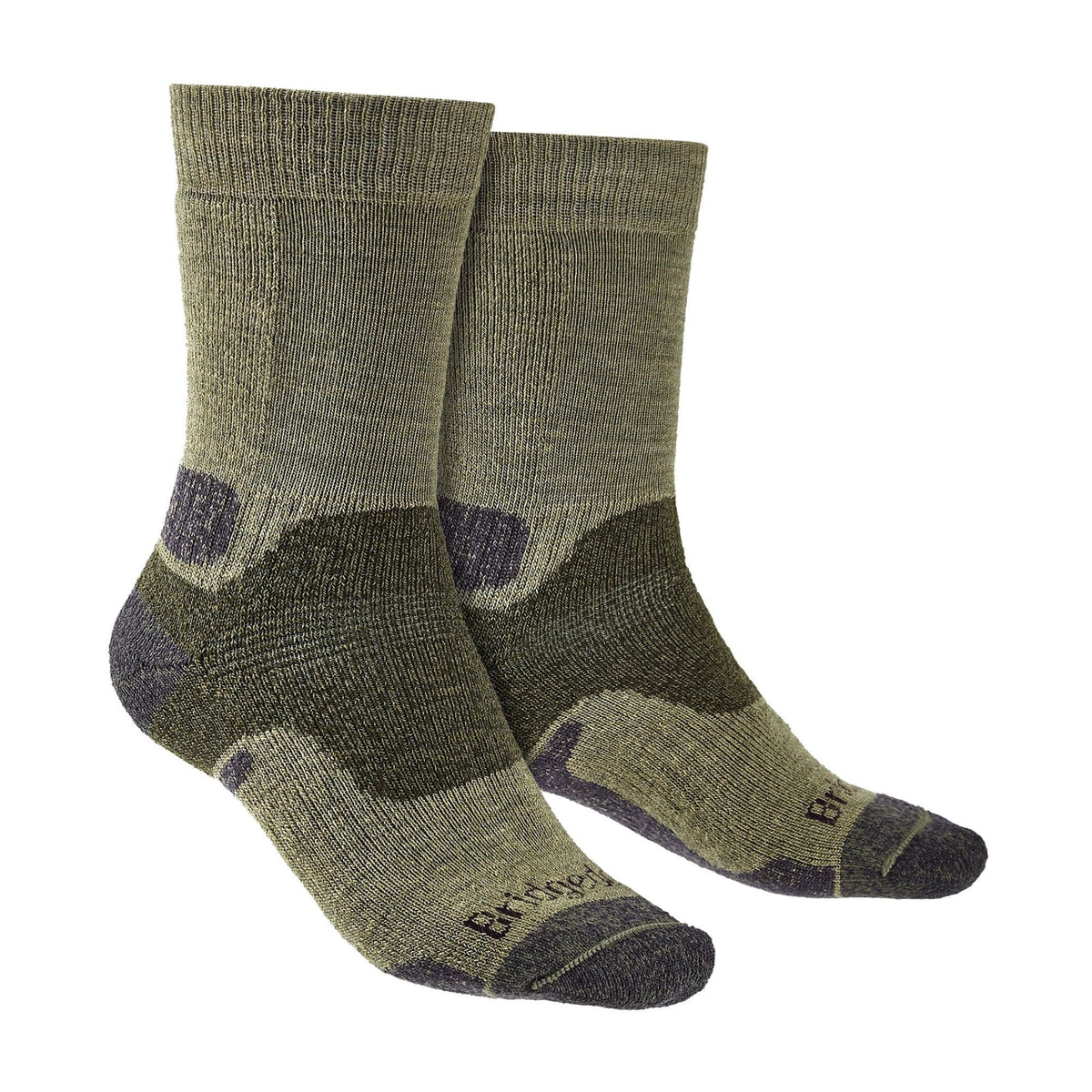 1 Pack Mens Hiking Midweight Merino Wool Boot Socks
