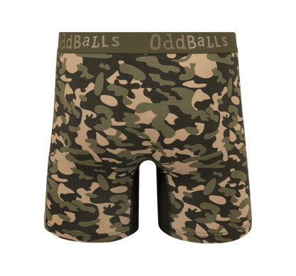 OddBalls Commando - Mens Bamboo Boxer Shorts