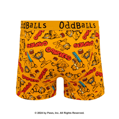 OddBalls Garfield Orange - Mens Boxer Shorts