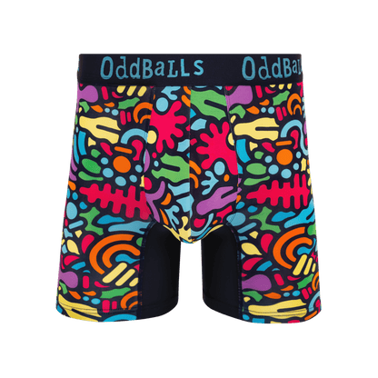 OddBalls Jurassic - Mens Bamboo Boxer Shorts