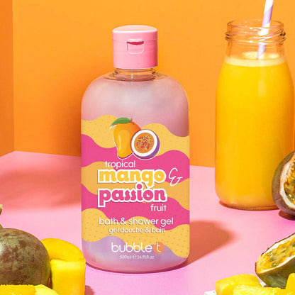 Bubble T Cosmetics Mango & Passionfruit Smoothie Body Wash (500ml)