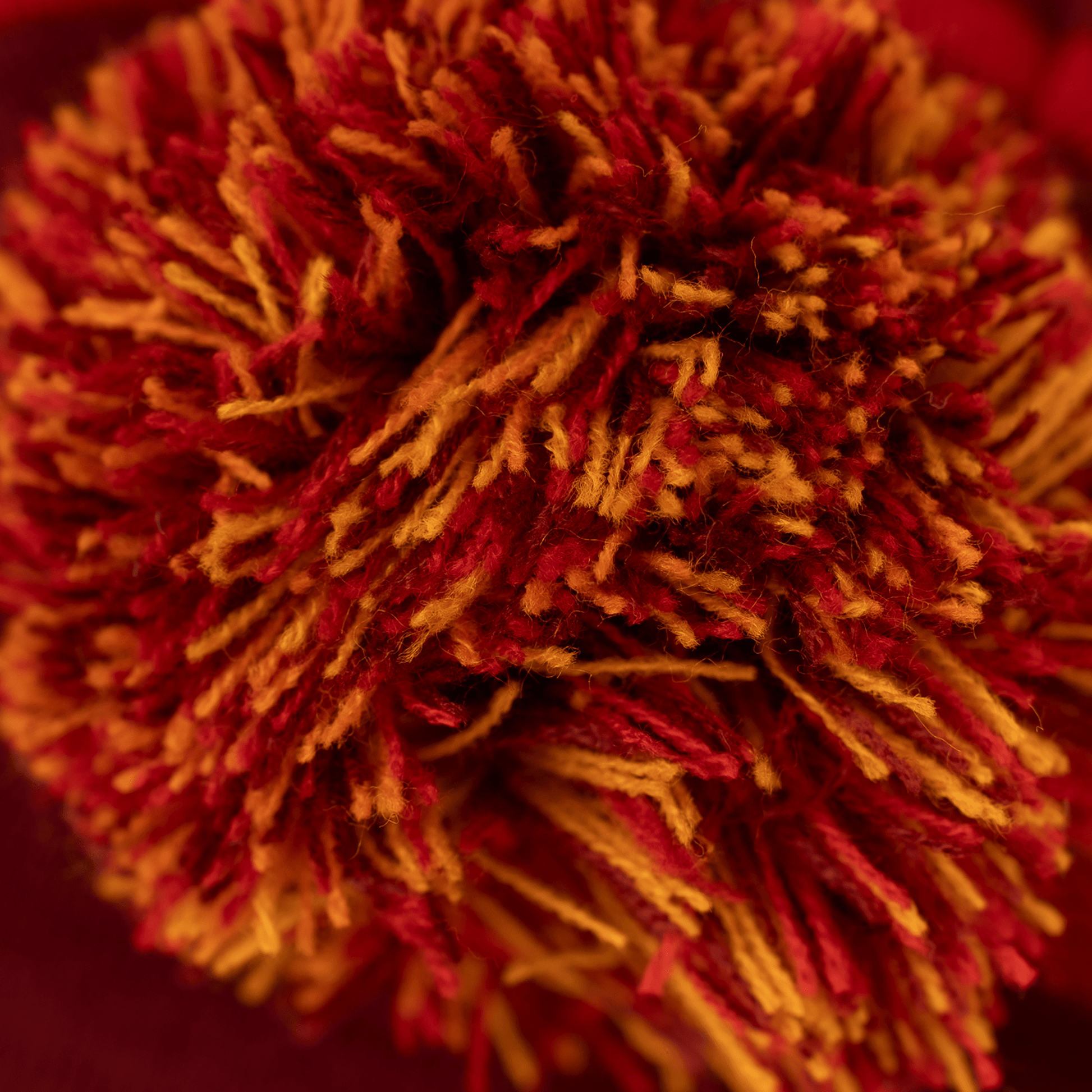 Burgundy | Orange | Red - Bobble Hat OddBalls