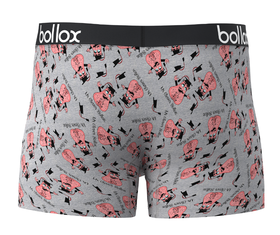 Bollox - Mr Clever Bollox  - Men's Trunk - Bamboo & Cotton Blend (1Pack)