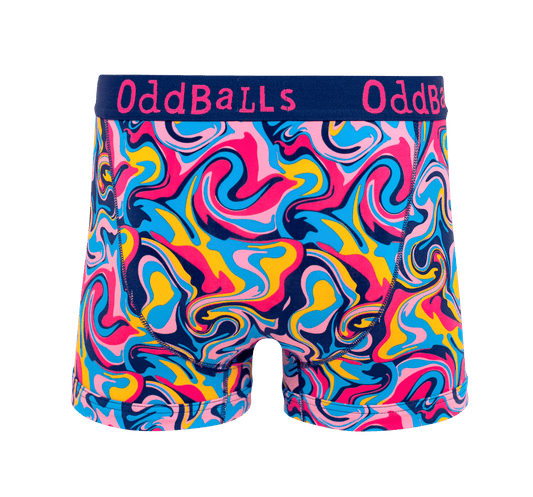 OddBalls Ripple - Mens Cotton Boxer Shorts